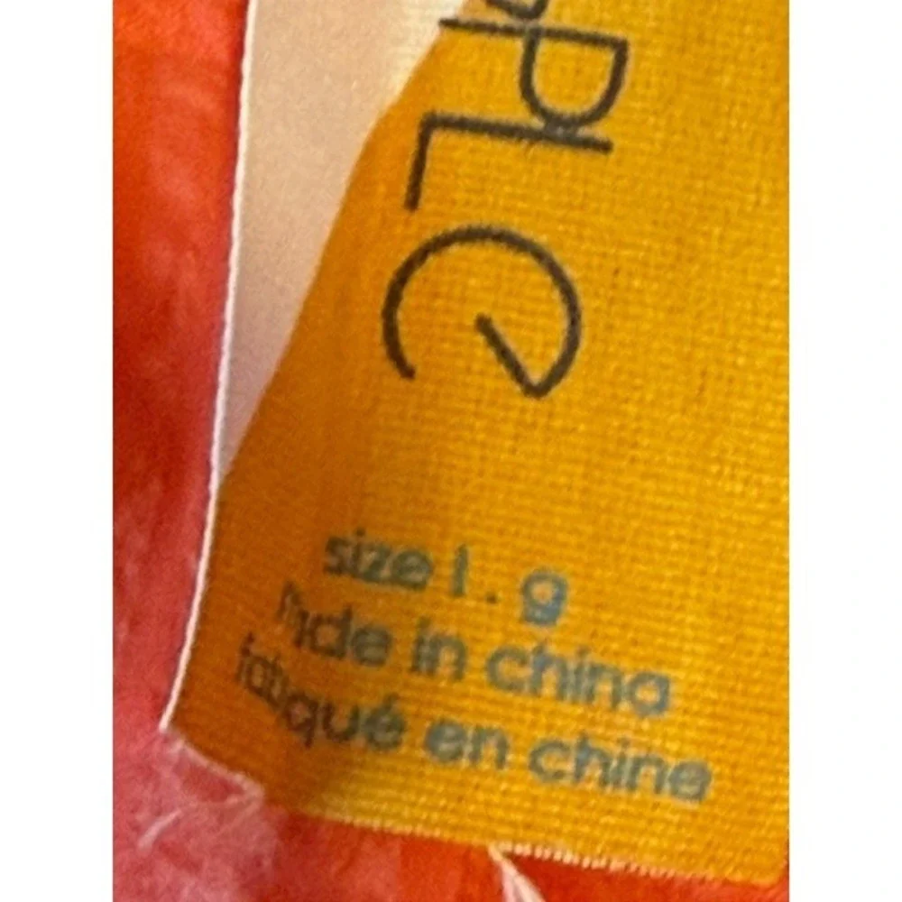 Free People Festival‎ Parachute Jacket Size L Packable Windbreaker Orange - Picture 4 of 12